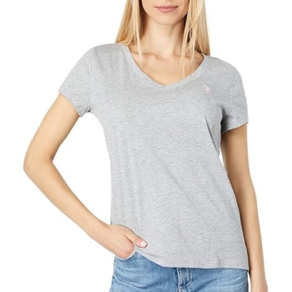 Ralph Lauren Gray Fitted Short Sleeve T-Shirt